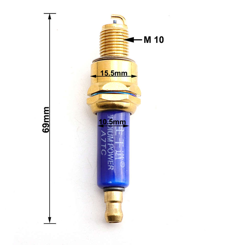 Bujía de iridio A7TC de alto r - Motorcycle Spark Plug reseña y precio