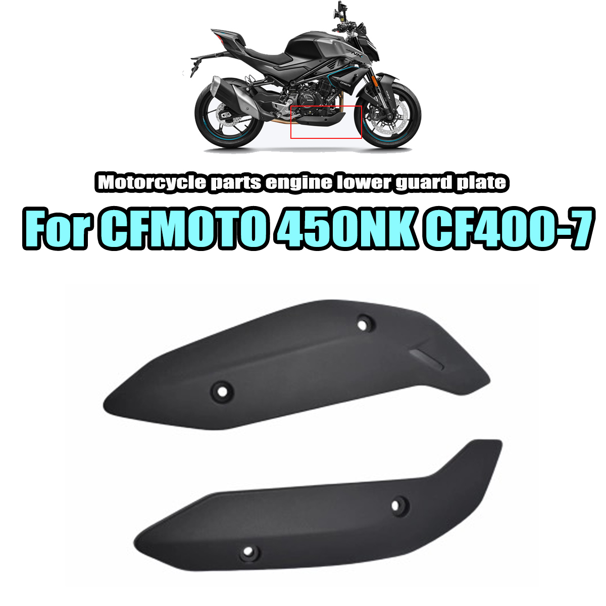 Cubiertas Inferiores de Plásti - Motorcycle Engine Parts reseña y precio