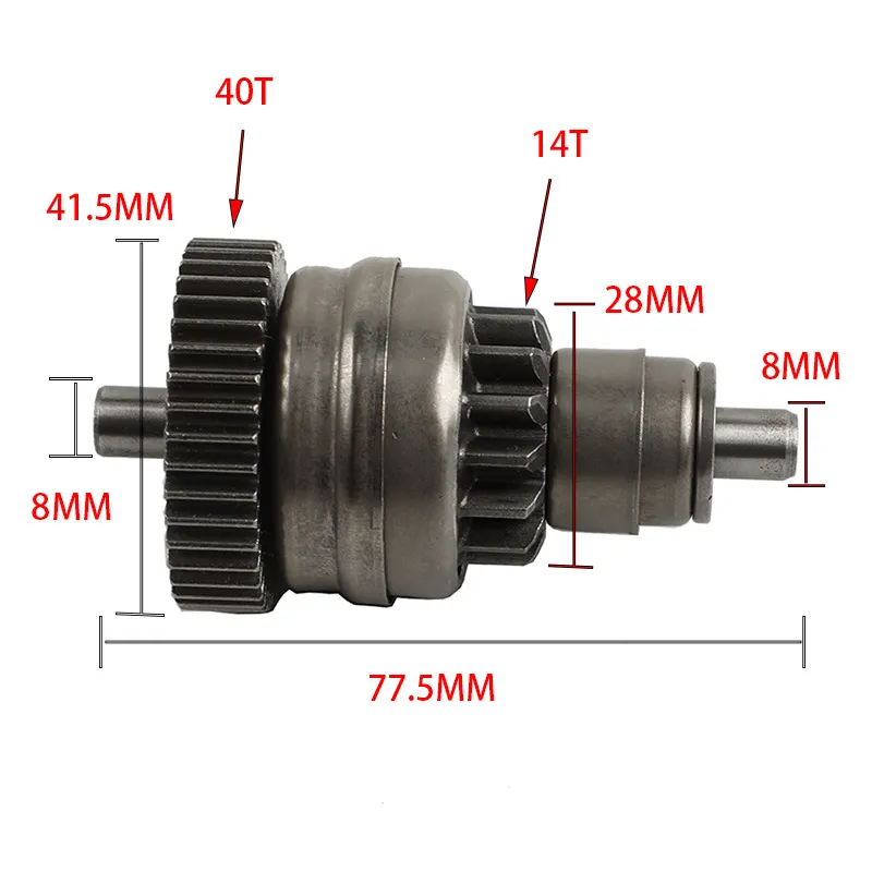 Engranaje de arranque para mot - Motorcycle Starter Motor reseña y precio